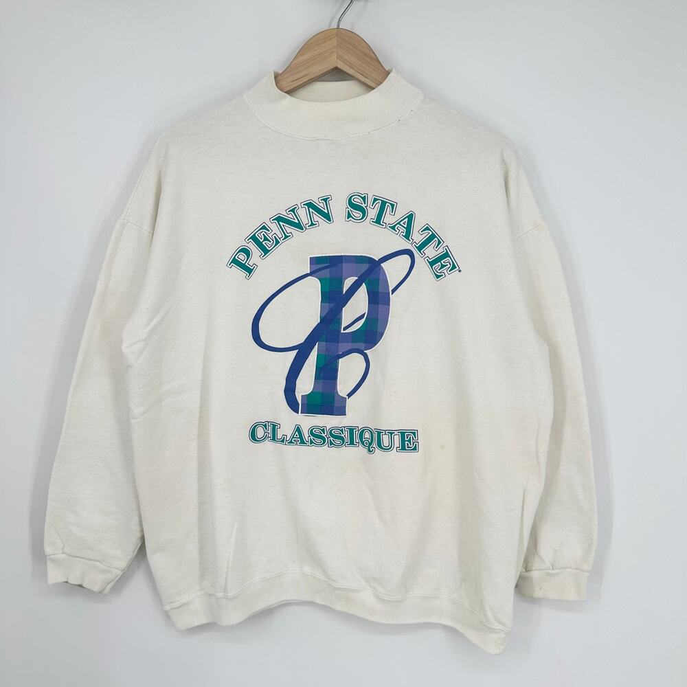 Vintage 90’s Penn State Classique University Sweatshirt Graphic Print Pullover